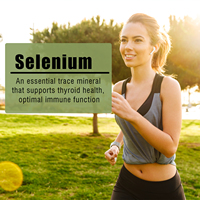Capsules de sélénium OEM ODM pour la santé de la thyroïde, le soutien immunitaire et antioxydant avec supplément de sélénométhionine