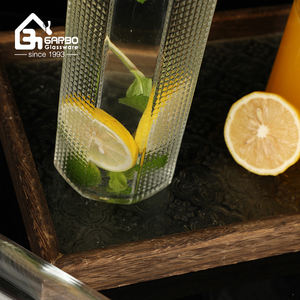 Jarra de cristal clásica de 1 litro de gran capacidad para la vida diaria, gran oferta, jarra de cristal grabada para beber té frío y café - Product Image 4