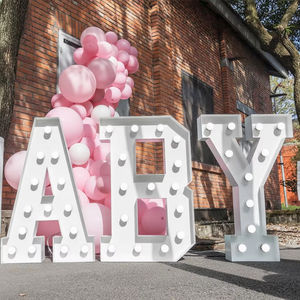 Letras Luminosas de 4 Pies, Letreros LED con la Palabra 'Love', Letras Gigantes de Metal, Número Luminoso LED de 4 Pies - Product Image 1