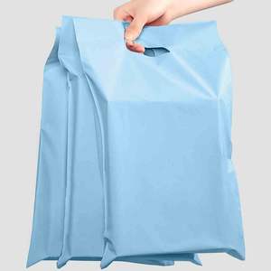 Sacs d'expédition écologiques avec poignée, sacs d'emballage en poly recyclé, sacs d'expédition express avec poignée pour vêtements - Product Image 2