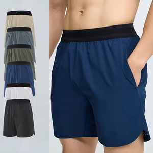 Pantalones Cortos Deportivos 2 en 1 para Hombre, de Malla de Secado Rápido, con Aberturas Laterales, Transpirables, Casuales, 100% Poliéster, para Gimnasio - Product Image 2