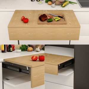Glissière de tiroir robuste BETOCI pour extension de plan de travail de cuisine - Product Image 1