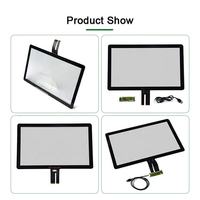 Écran tactile industriel USB capacitif projectif (PCAP) de 7, 10.1, 10.4, 12.1, 13.3, 15.6, 17.3, 18.5, 19.5 pouces