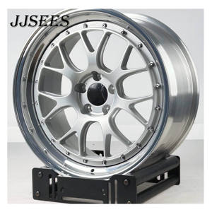 JJSEES 5x130 Jantes forgées en 2 pièces RS2 pour <span class=keywords><strong>Porsche</strong></span> <span class=keywords><strong>964</strong></span> Turbo 911 993 996 997 991 17 18 19 20 pouces, jantes en alliage avec lèvres polies - Product Image 1