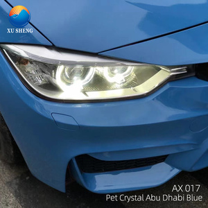 Commercio all'ingrosso della fabbrica di Qualità Gloss Pet Cristallo Abu Dhabi Blu di colore dell'involucro dell'automobile della pellicola del vinile Dell'involucro Dell'automobile Del Vinile Pellicola del Bicromato di potassio - Product Image 4