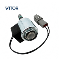 261-0998 2610998 Soupape solénoïde de moteur diesel pour pompe hydraulique 3054 3054C CP-533E Pièces de rechange pour machines de construction