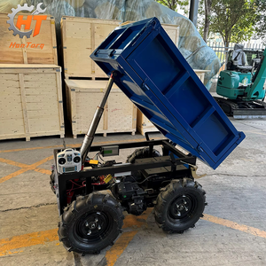 Chariots <span class=keywords><strong>à</strong></span> roues électriques sans conducteur en acier tout-terrain pour le transport de marchandises, télécommandés, <span class=keywords><strong>à</strong></span> quatre roues, chariot <span class=keywords><strong>à</strong></span> main - Product Image 4