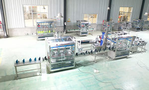 Haute vitesse 1L 4L 5L Jerrycan moteur en plastique lubrifier huile antigel Adblue bouteille Servo suivi remplissage capsulage Machine - Product Image 2