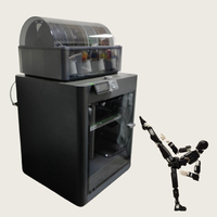 Printer 3D Original Bamboo Lab P1S Combo, Pencetakan Multiwarna 16 Warna, Siap FDM Suhu Tinggi, Pengiriman Cepat, Kalibrasi Otomatis