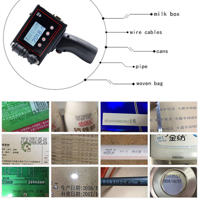Top Vente Machine À Jet D'encre Pour La Date D'expiration D'impression Avec L'impression En Ligne Machine