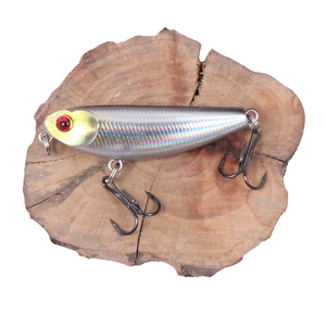 Señuelo de Pesca Tipo Lápiz, Superficie Macro, Plástico Duro, Mini, 5.5cm/5.8g, Flotante, con Cuentas Sonoras Integradas - Product Image 4