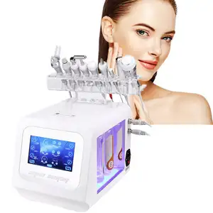 Salon 9 in 1 dermabrasion hydra oxygen jet peel facial acne anti removal beauty machine