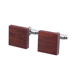 Quantité minimale de commande bas pour hommes beau cadeau d'affaires de boutons de manchette en bois de palissandre - Product Image 4