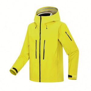 Veste d'extérieur pour homme OEM avec capuche, imperméable, coupe-vent, à fermeture éclair, pour la montagne et les activités de plein air - Product Image 5