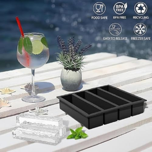Plateau à glaçons carré en silicone écologique haute performance au design personnalisé pour les bars et restaurants commerciaux - Product Image 3