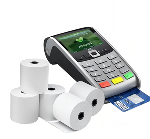 Rollo de Papel Térmico 80x80mm Blanco de Una Sola Capa para Caja Registradora y Máquina POS - Product Image 4