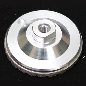 100mm 4 pouces en aluminium diamant Double rangée tasse roue abrasive pour granit pierre puissance outils de meulage disque - Product Image 6