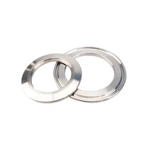 Raccord de tuyau à disque aveugle à ouverture rapide SS304 trou central en acier inoxydable Tri pince couvercle aveugle Tri pince embout