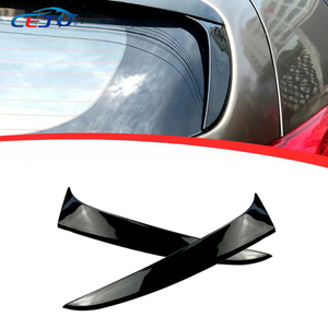 Alerón de techo de ventana trasera Vertical para coche, cubierta embellecedora divisora de aire Canard para <span class=keywords><strong>Kia</strong></span> <span class=keywords><strong>Sportage</strong></span> R 2011 2012 2013 2014 2015 - Product Image 1