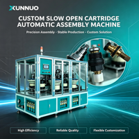 Machine de test d'assemblage de cartouches à ouverture lente XUNNUO entièrement automatique contrôlée par PLC, moteur 3.0KW, 380V, garantie 1,5 an