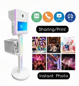 Gương ảnh gian hàng đám cưới máy ảnh gian hàng 15.6 inch photobooth máy bên Nhà cung cấp Selfie kỹ thuật số Ma Thuật - Product Image 2