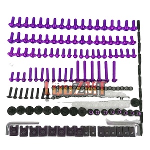 Kit de vis complet de boulons de carénage 268ps pour HONDA CBR250RR MC19 CBR250 RR <span class=keywords><strong>CBR</strong></span> 250RR <span class=keywords><strong>CBR</strong></span> <span class=keywords><strong>250</strong></span> RR 88 89 <span class=keywords><strong>1988</strong></span> 1989 vis de boulon de corps écrous - Product Image 1