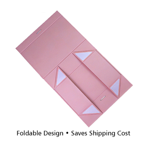 Cajas de Embalaje Cosmético Ecológicas Personalizadas, Cajas de Embalaje de Lápiz Labial de Color Rosa Reciclables con Lazo - Product Image 6
