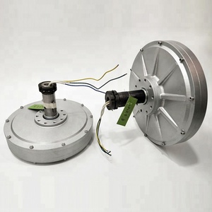 Moteur-générateur à aimant à flux axial sans noyau PMG 500W à faible régime pour énergie éolienne et hydraulique - Product Image 1