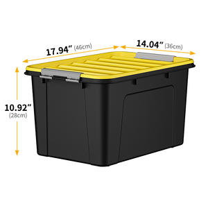 <span class=keywords><strong>Caja</strong></span> <span class=keywords><strong>de</strong></span> <span class=keywords><strong>herramientas</strong></span> resistente y resistente <span class=keywords><strong>de</strong></span> color negro y amarillo para uso doméstico Jeko & Jeko para garaje - Product Image 2