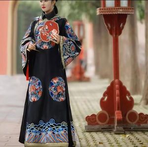 Lunaric-ropa de Hanfu hecha a mano para mujer, vestido tradicional <span class=keywords><strong>chino</strong></span> étnico para niña, vestido de Reina Cheongsam DE LA Dynasty TIA Qing - Product Image 6