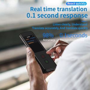 Traducteurs intelligents M10 137 en ligne 16 hors ligne pour voyages d'affaires, écran couleur, Wi-Fi 2.4G 5G, Bluetooth, <span class=keywords><strong>traduction</strong></span> de photos et de groupes de messages - Product Image 3