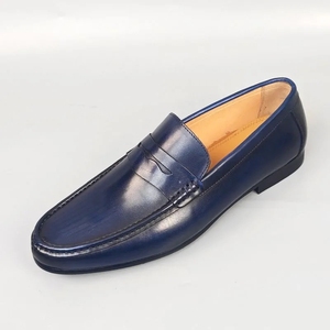 Nuevos Mocasines de Cuero para Hombre, Estilo Slip-On, Sólidos, Cómodos, Transpirables, Absorbentes de Sudor, Casuales, con Tacón Plano, Zapatos de Primavera - Product Image 2