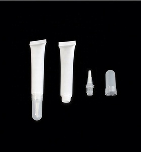 New Design 10ml Empty Soft Tube Private Label Lipgloss Squeeze Tubes with Brush - Product Image 2