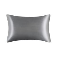 Taie d'oreiller en satin de qualité hôtelière, personnalisable, luxe, fermeture éclair ou enveloppe