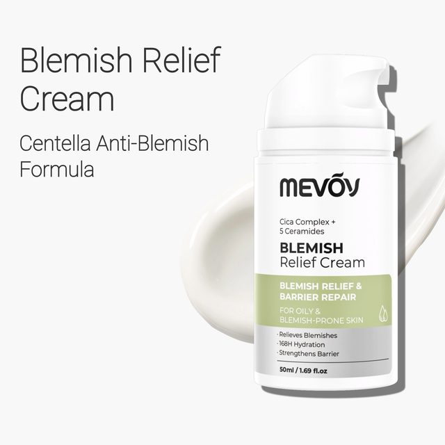 OEM Cica Complex 5 Ceramides Blemish Relief Cream Oil Control Acne Care Barrier Repair Moisturizer for Oily Sensitive Skin