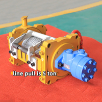 Treuil de grue robuste 4 tonnes - 30 tonnes, treuil hydraulique pour foresterie, bateau, camion, remorquage de grumes, treuil 5 tonnes pour équipement de forage pétrolier