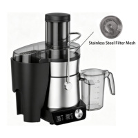 Mixeur centrifuge multifonctionnel électrique en acier inoxydable 1000W haute vitesse pour fruits et légumes domestique