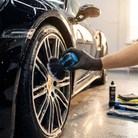 Brosse de nettoyage intérieur de voiture ultra douce, outil de nettoyage de la poussière à poils en microfibre anti-rayures pour tableau de bord, aérateur et cuir de voiture