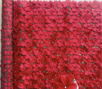 Haute qualité soie artificielle Rose mur mariage fond événement décoration Shoot Photo accessoires intérieur extérieur centre commercial fenêtre plante
