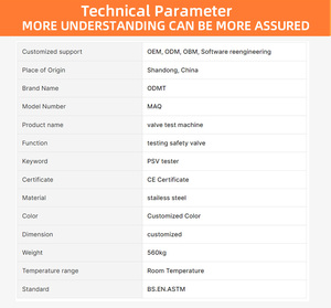 Online Trevi for Test for PSV Pressure Vacuum Valve Pre-POP Testing Requirements 220V Safety Valves - Product Image 2