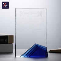 Chine Fabricant Meilleur Vente Personnalisé Logo Bloc Cristal Trophée