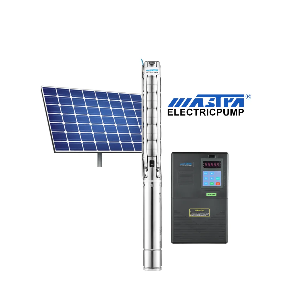 MASTRA All Inch Stainless Steel Solar Powered Pumping System Inverter AC Submersible Solar Water Pump