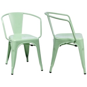 كرسي توليكس معدني بمسند ذراع للاستخدام التجاري، مناسب لغرفة الطعام وغرفة المعيشة والحديقة والشرفة - Product Image 3