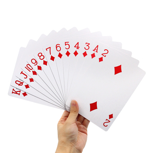 Fuente de fábrica Blanco Azul Negro Núcleo Estándar Normal <span class=keywords><strong>Poker</strong></span> Jumbo Naipes - Product Image 1