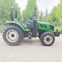 Tracteur agricole 4x4 série TD 90-160 CV avec cabine fermée, boîte de vitesses 16F+8R et prise de force (PTO)