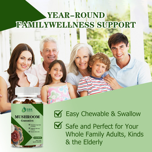 Hot Sale Mushroom Gummies With Total Carbohydrate Improve Memory Boosts Immunity Focus Concentration Dietary Energy Gummies - Product Image 6