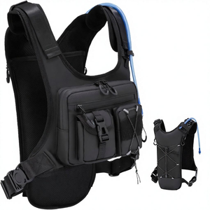 Ba lô chạy bộ có túi đựng nước, nhẹ, đeo ngực, thích hợp cho đi bộ đường dài, chạy bộ, đạp xe, thi đấu, marathon - Product Image 1