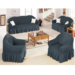 Vente chaude Élastique Stretch 7 Places <span class=keywords><strong>Bulle</strong></span> Housse de Canapé avec Jupe 321 Set 3211 Set - Product Image 5
