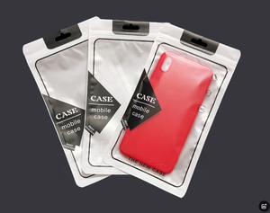 Telefoonhoesje Verpakking Tas Heldere Semi-Transparante Rits Tas Kleur Zelfsluitende Tas - Product Image 6