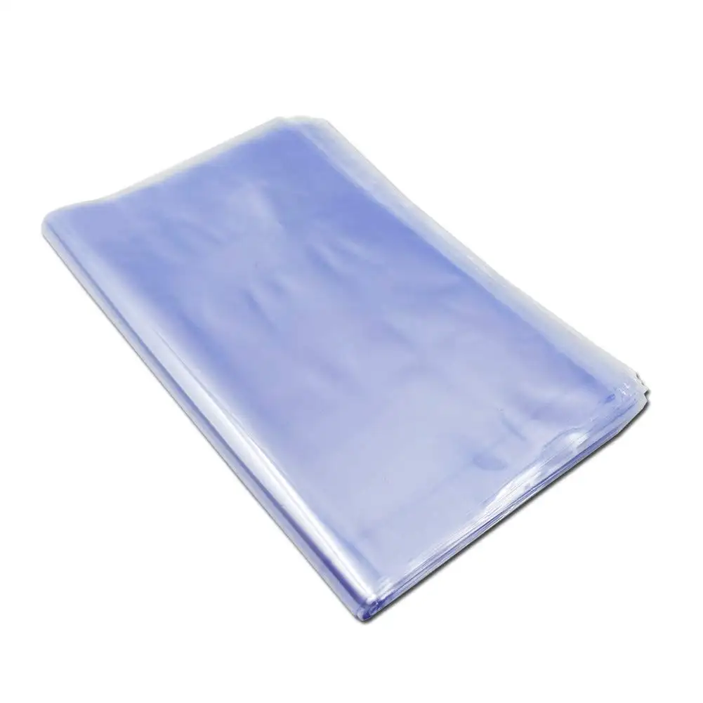 Transparente PVC POF Kunststoff-Schrumpf folie Wärme schrumpf folien beutel zum Verpacken